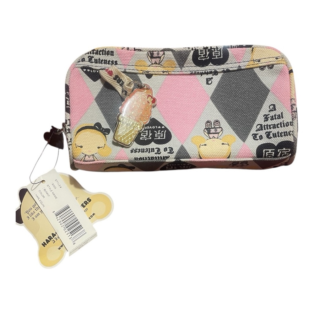 Harajuku Lovers Pink and Gray Wallet